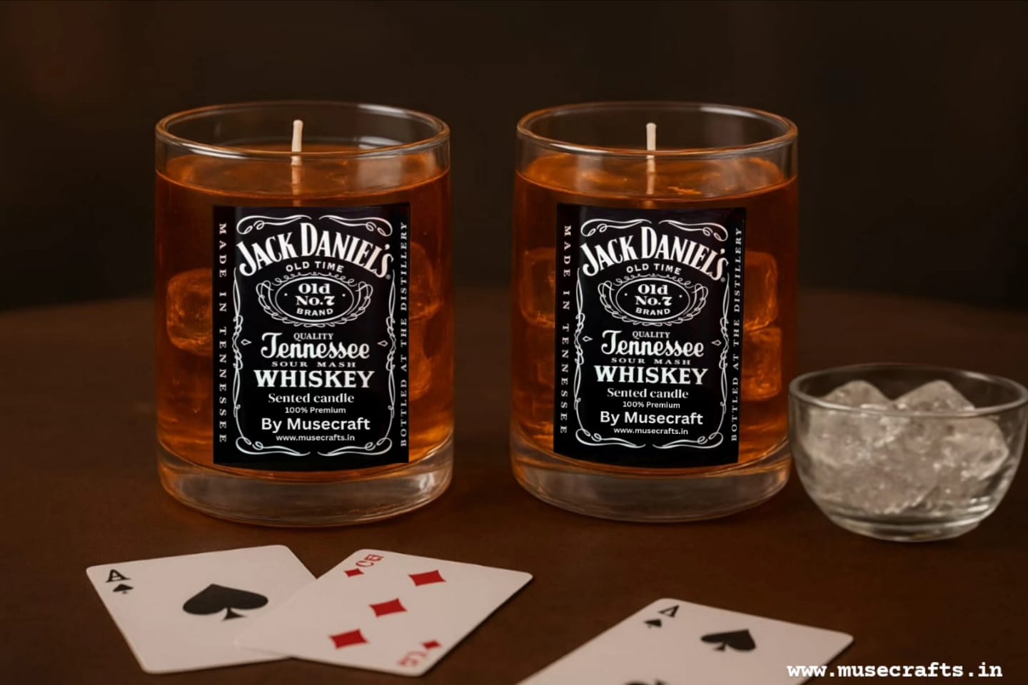 WHISKEY GLASS CANDLE